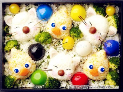 14个强大的日本艺术便当,谁舍得吃掉?(图2) 14个强大的日本艺术便当,谁舍得吃掉?