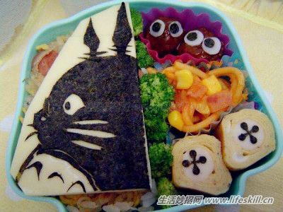 14个强大的日本艺术便当,谁舍得吃掉?(图14) 14个强大的日本艺术便当,谁舍得吃掉?