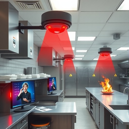 学校食堂后厨24小时被AI监控，三类风险行为竟然自动触发“红牌”