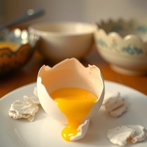 哟嚯！鸡蛋破了咧！