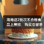 海南这2批次不合格食品上黑榜，购买需留意（图3）