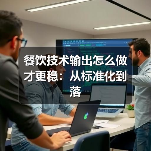 餐饮技术输出怎么做才更稳:从标准化到落地管理(图1) 餐饮技术输出怎么做才更稳:从标准化到落地管理