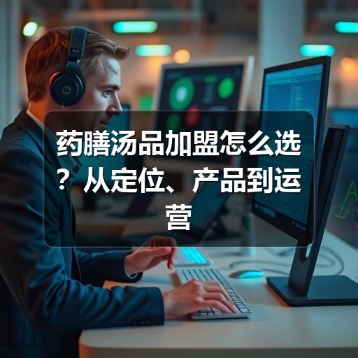 药膳汤品加盟怎么选？从定位、产品到运营的实用参考