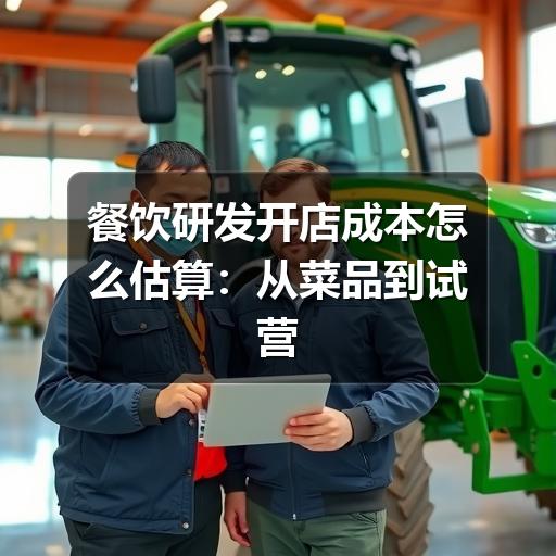 餐饮研发开店成本怎么估算:从菜品到试营业的预算思路(图1) 餐饮研发开店成本怎么估算:从菜品到试营业的预算思路